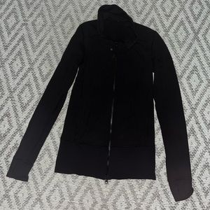 Black lululemon zip up